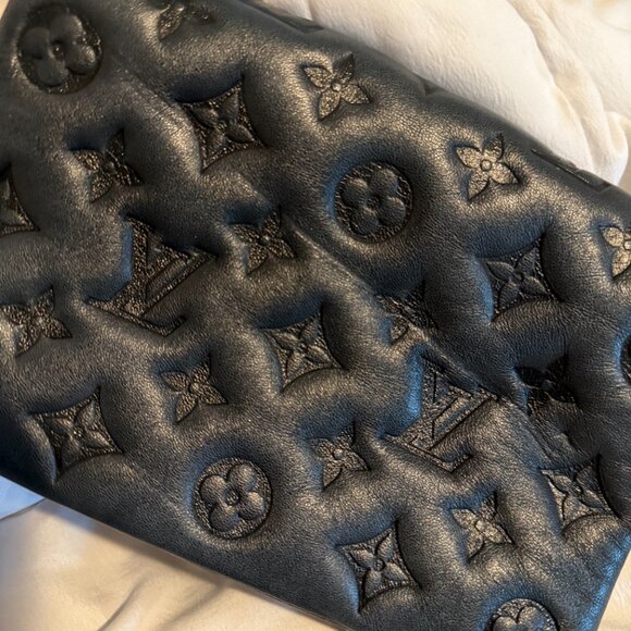 Louis Vuitton Pochette Coussin Chain Embossed Lamb Leather Shoulder Bag - Picture 10 of 10
